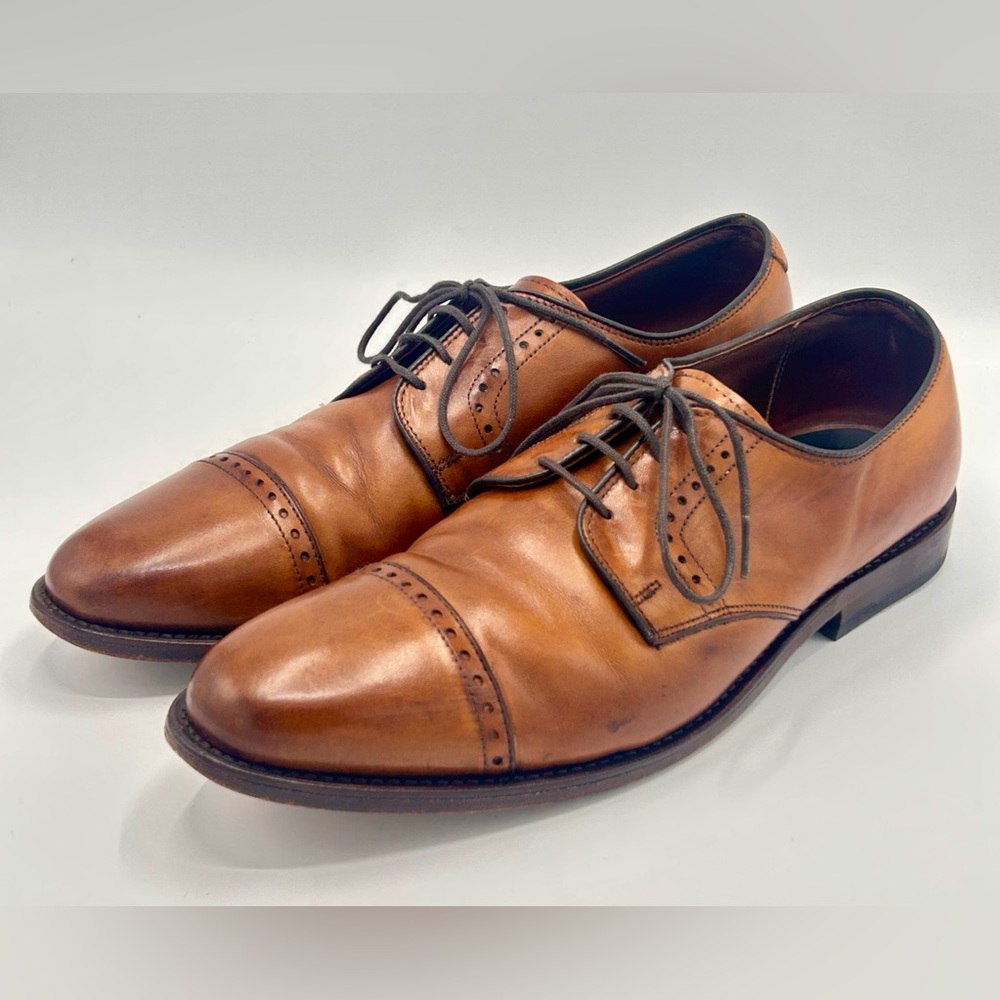 Allen Edmonds Clifton Walnut Brown Leather, Men’s 9.5 D, good condition